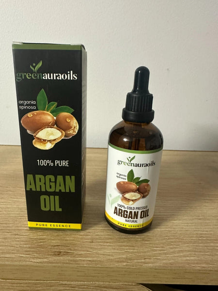 greenauraoils – 100% Pure Argan Oil | Cold Pressed Moroccan Oil | 100ml