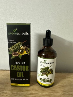 greenauraoils – 100% Pure Castor Oil | Cold Pressed & Hexane Free | 100ml